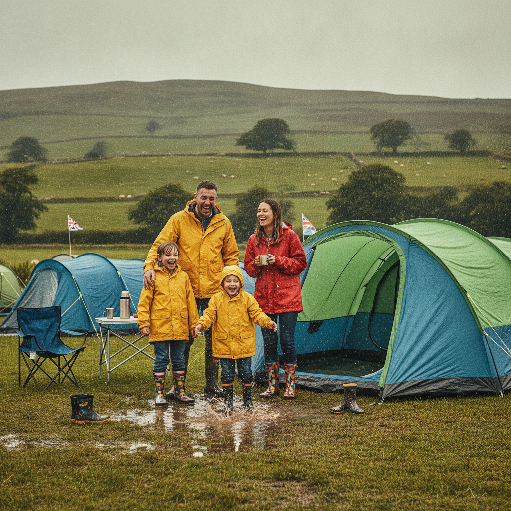 Camping in the Rain with Kids: How to Keep Everyone Happy on a Wet UK Holiday